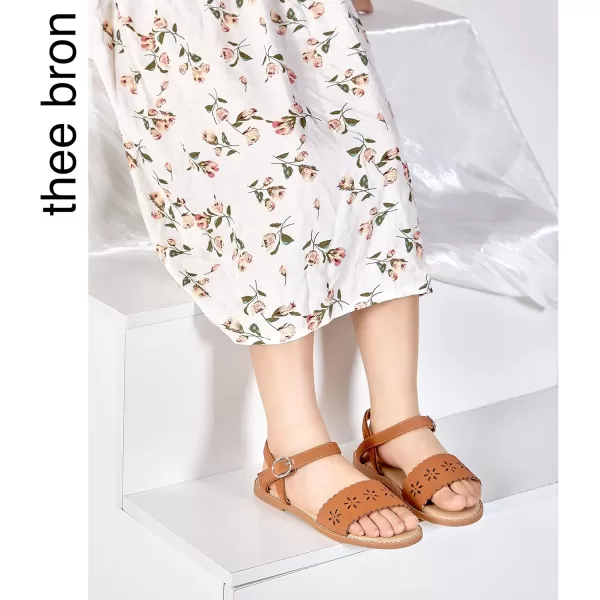 THEE BRON Sandals for Girls Sandalias de NiaAa340brown