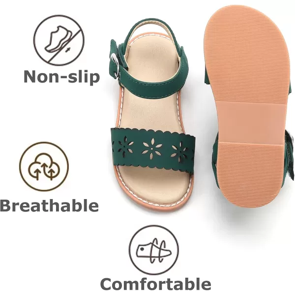 THEE BRON Sandals for Girls Sandalias de NiaAa340green