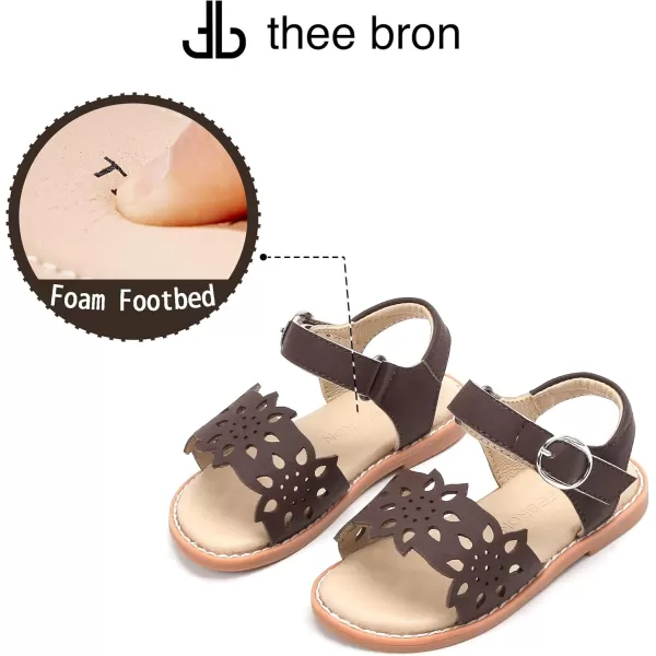 THEE BRON Sandals for Girls Sandalias de NiaAa356brown
