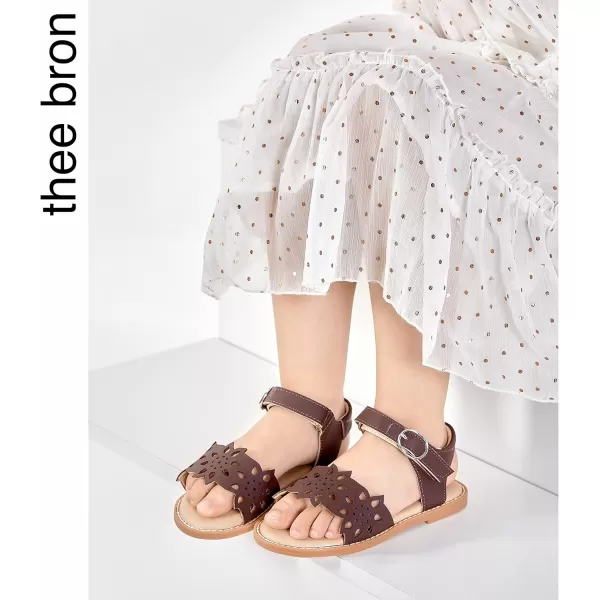 THEE BRON Sandals for Girls Sandalias de NiaAa356brown