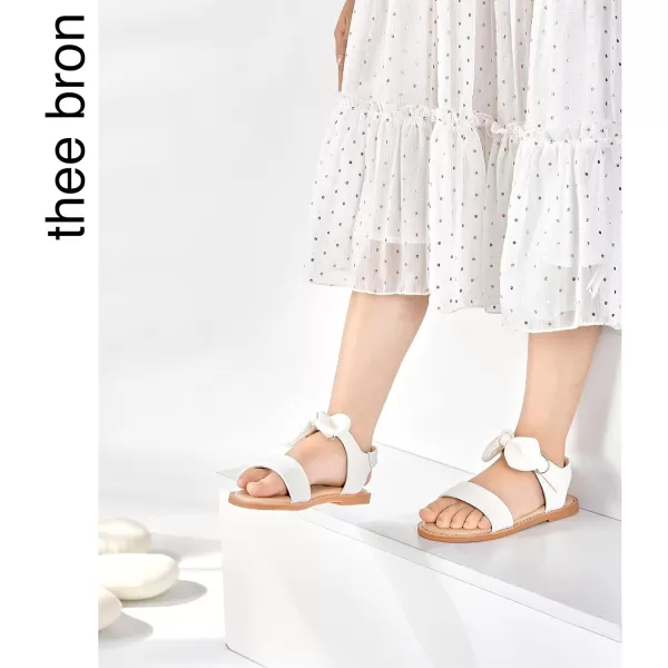 THEE BRON Sandals for Girls Sandalias de NiaAa372white
