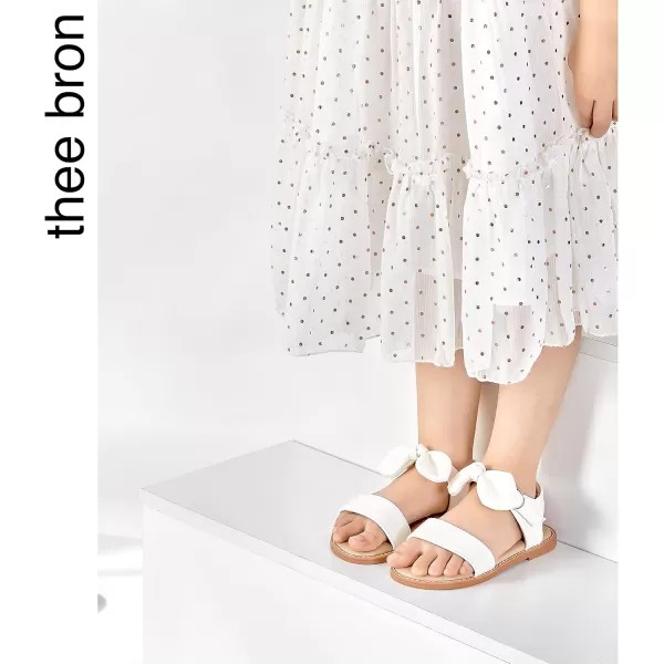 THEE BRON Sandals for Girls Sandalias de NiaAa372white