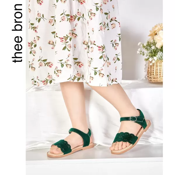 THEE BRON Sandals for Girls Sandalias de NiaAa376green