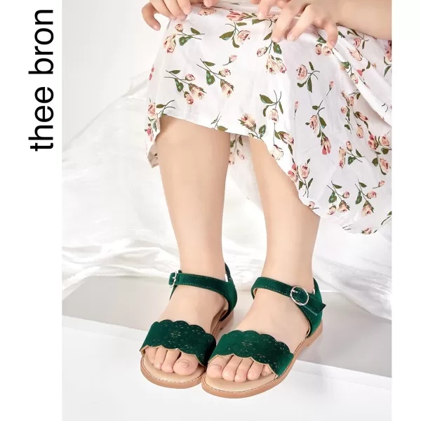THEE BRON Sandals for Girls Sandalias de NiaAa376green