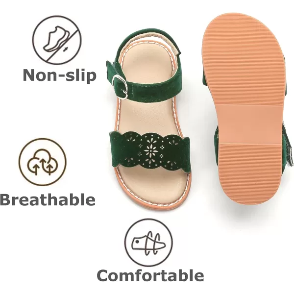 THEE BRON Sandals for Girls Sandalias de NiaAa376green