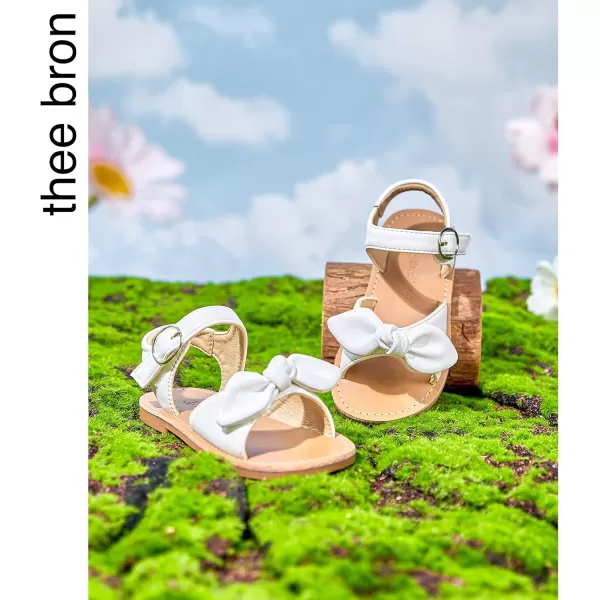 THEE BRON Sandals for Girls Sandalias de NiaAa388white