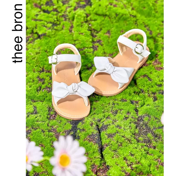 THEE BRON Sandals for Girls Sandalias de NiaAa388white