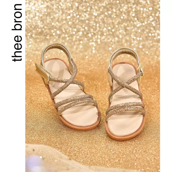 THEE BRON Sandals for Girls Sandalias de NiaAa390gold