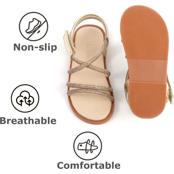 THEE BRON Sandals for Girls Sandalias de NiaAa390gold