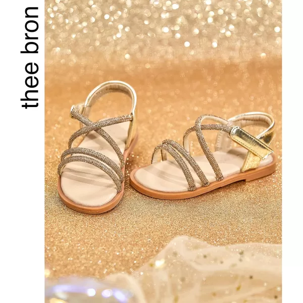 THEE BRON Sandals for Girls Sandalias de NiaAa390gold