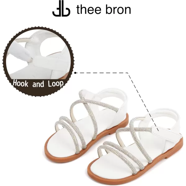 THEE BRON Sandals for Girls Sandalias de NiaAa390white