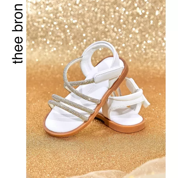 THEE BRON Sandals for Girls Sandalias de NiaAa390white