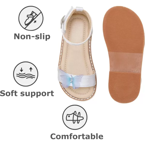 THEE BRON Sandals for Girls Sandalias de NiaAa416white