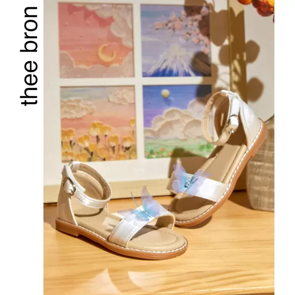 THEE BRON Sandals for Girls Sandalias de NiaAa416white