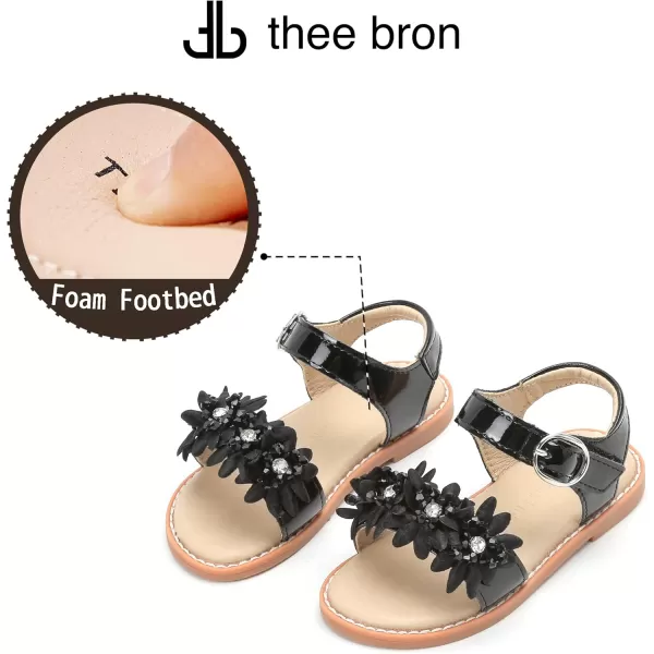 THEE BRON Sandals for Girls Sandalias de NiaTb2218black