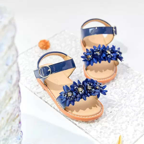 THEE BRON Sandals for Girls Sandalias de NiaTb2218blue