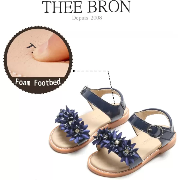 THEE BRON Sandals for Girls Sandalias de NiaTb2218blue