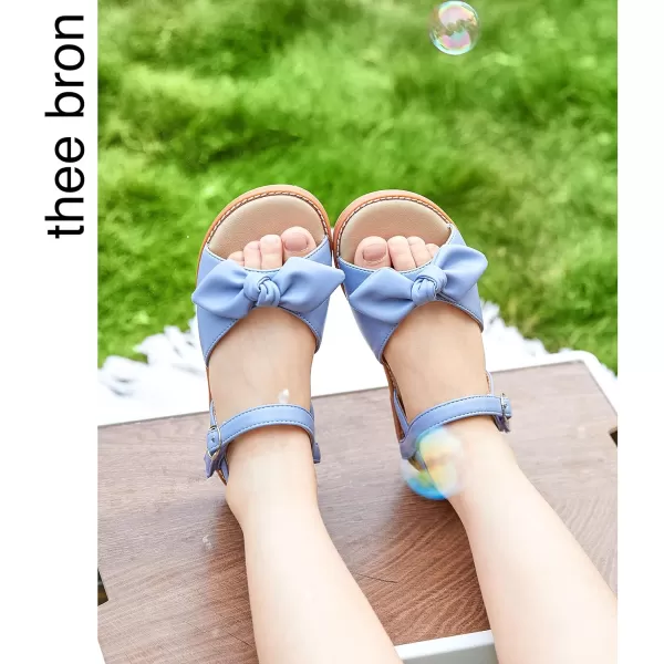 THEE BRON Toddler Girl Dress Sandals Sandalias para Nias503blue