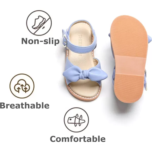 THEE BRON Toddler Girl Dress Sandals Sandalias para Nias503blue
