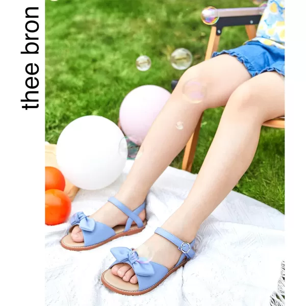THEE BRON Toddler Girl Dress Sandals Sandalias para Nias503blue