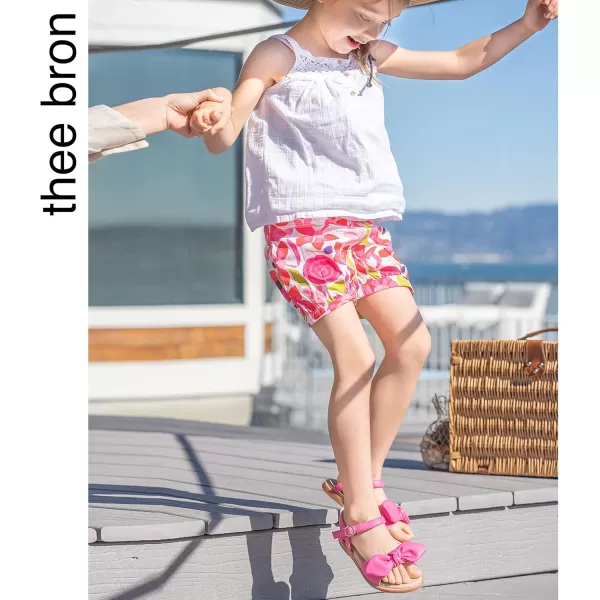THEE BRON Toddler Girl Dress Sandals Sandalias para Nias503pink