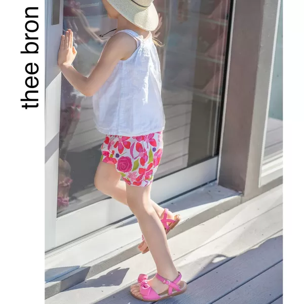 THEE BRON Toddler Girl Dress Sandals Sandalias para Nias503pink