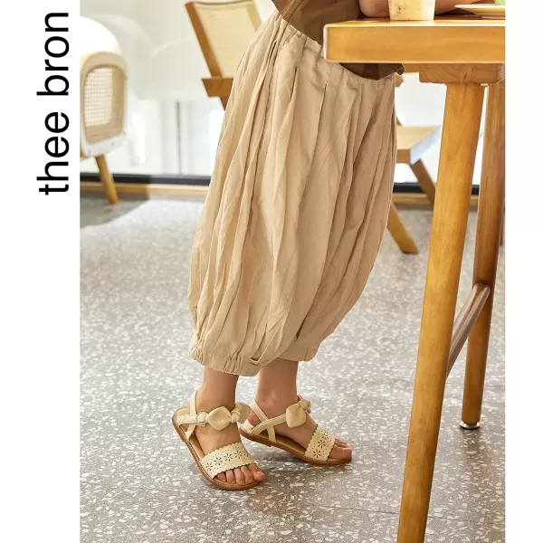 THEE BRON Toddler Girl Dress Sandals Sandalias para NiasAa303apricot