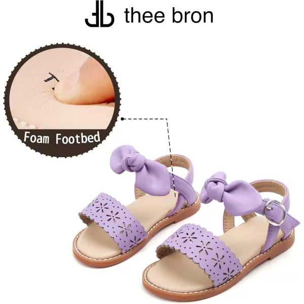 THEE BRON Toddler Girl Dress Sandals Sandalias para NiasAa303purple