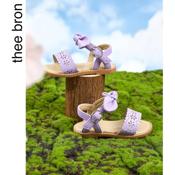 THEE BRON Toddler Girl Dress Sandals Sandalias para NiasAa303purple