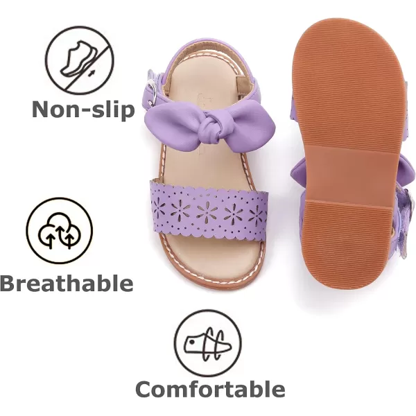 THEE BRON Toddler Girl Dress Sandals Sandalias para NiasAa303purple