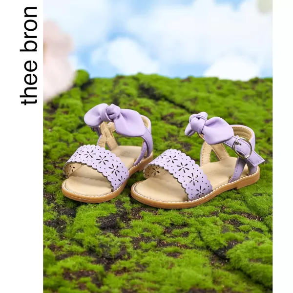 THEE BRON Toddler Girl Dress Sandals Sandalias para NiasAa303purple