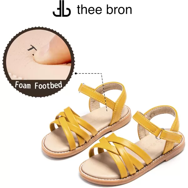 THEE BRON Toddler Girl Dress Sandals Sandalias para NiasAa304yellow