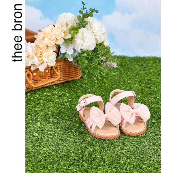 THEE BRON Toddler Girl Dress Sandals Sandalias para NiasAa318pink