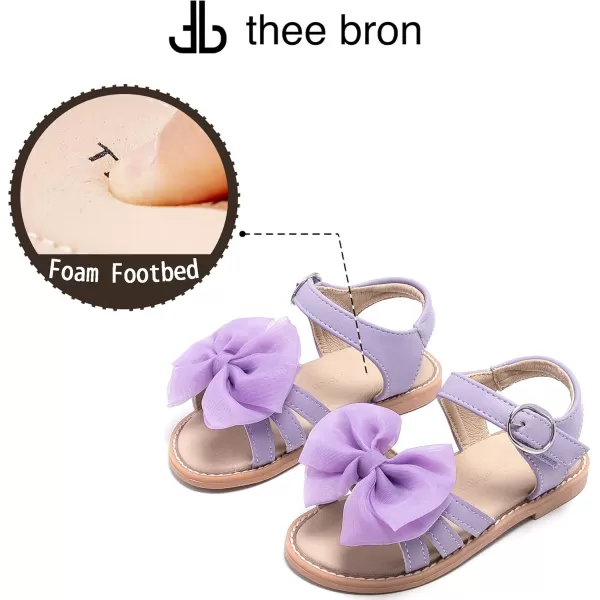 THEE BRON Toddler Girl Dress Sandals Sandalias para NiasAa318purple