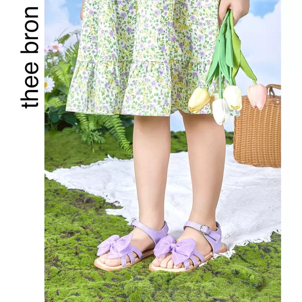THEE BRON Toddler Girl Dress Sandals Sandalias para NiasAa318purple