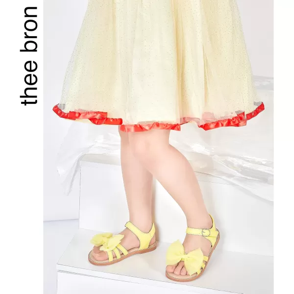THEE BRON Toddler Girl Dress Sandals Sandalias para NiasAa318yellow