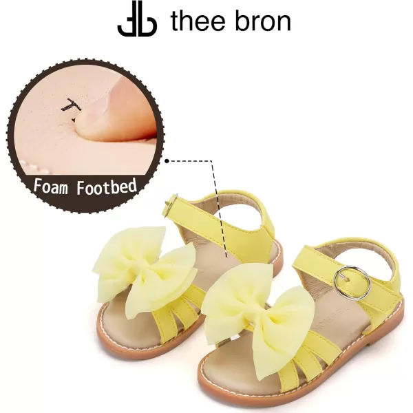THEE BRON Toddler Girl Dress Sandals Sandalias para NiasAa318yellow