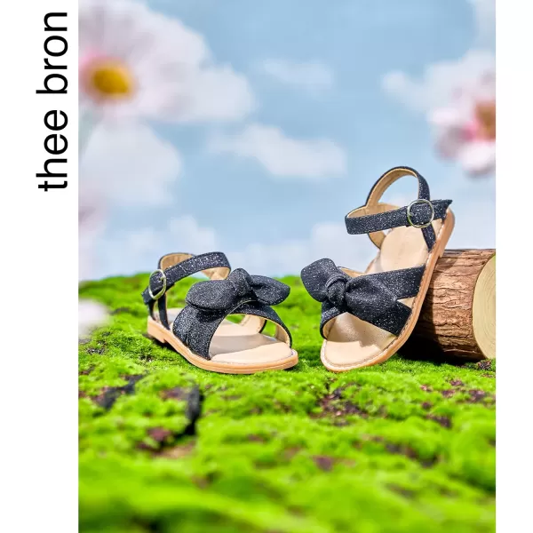 THEE BRON Toddler Girl Dress Sandals Sandalias para NiasAa332navy Blue