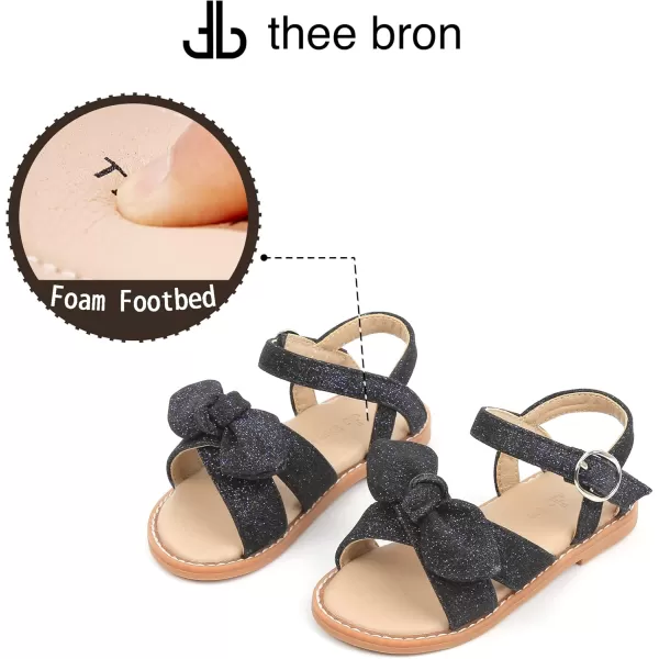 THEE BRON Toddler Girl Dress Sandals Sandalias para NiasAa332navy Blue
