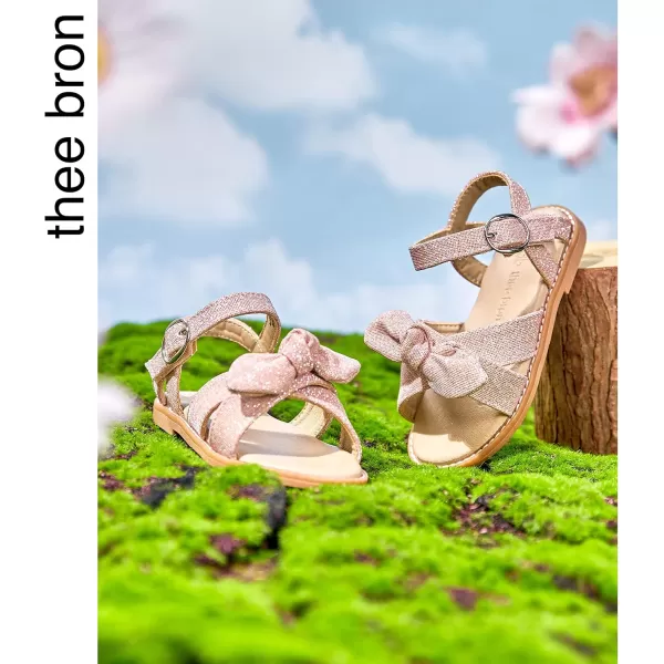 THEE BRON Toddler Girl Dress Sandals Sandalias para NiasAa332pink