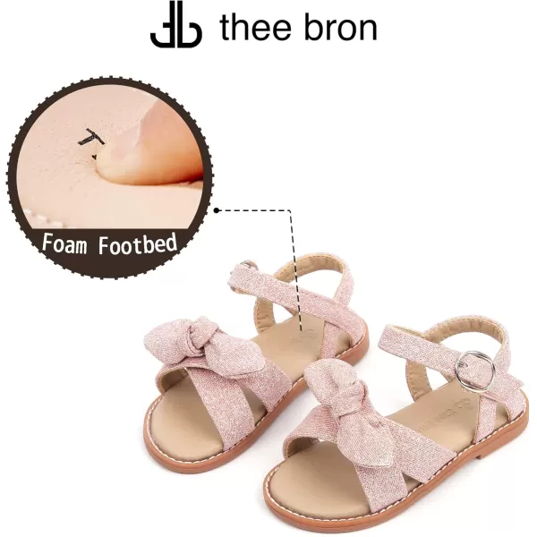 THEE BRON Toddler Girl Dress Sandals Sandalias para NiasAa332pink