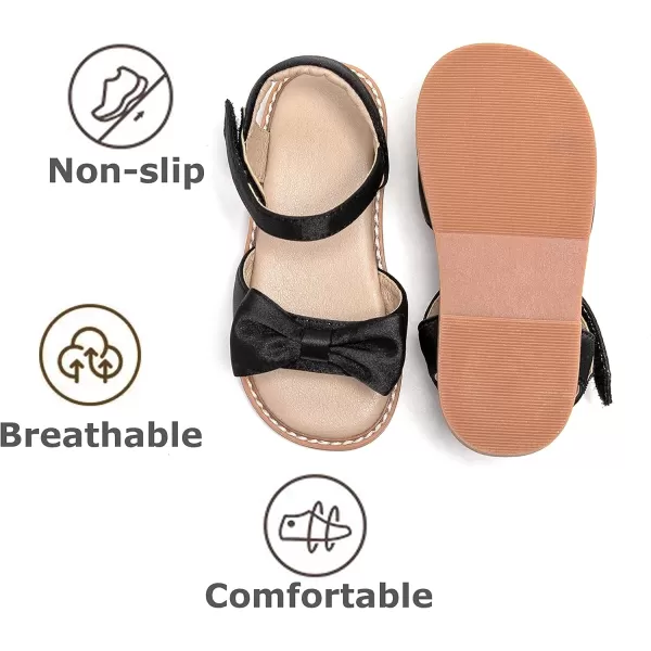 THEE BRON Toddler Girl Dress Sandals Sandalias para NiasAa378black