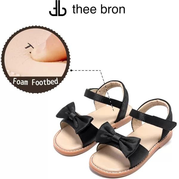 THEE BRON Toddler Girl Dress Sandals Sandalias para NiasAa378black
