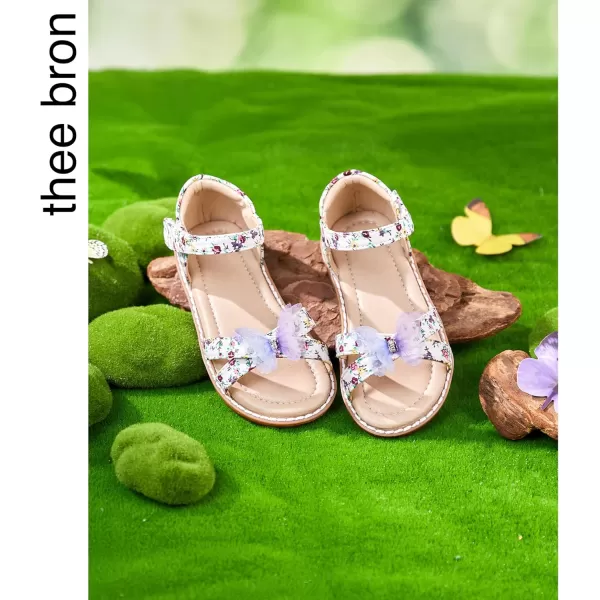 THEE BRON Toddler Girl Dress Sandals Sandalias para NiasAa414purple