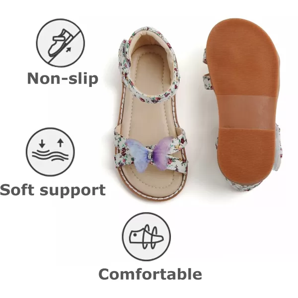 THEE BRON Toddler Girl Dress Sandals Sandalias para NiasAa414purple