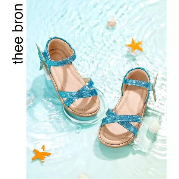 THEE BRON Toddler Girl Dress Sandals Sandalias para NiasAa422blue