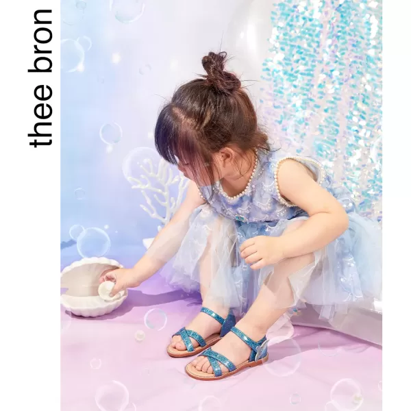 THEE BRON Toddler Girl Dress Sandals Sandalias para NiasAa422blue