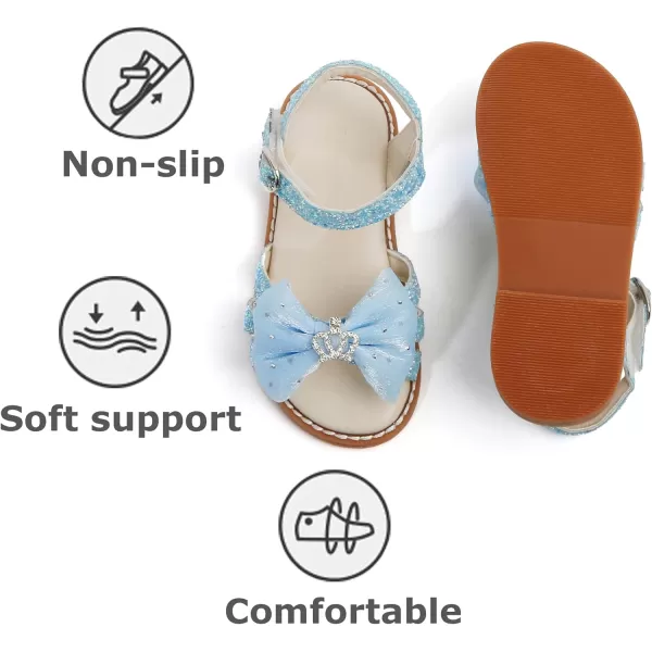 THEE BRON Toddler Girl Dress Sandals Sandalias para NiasAa424blue