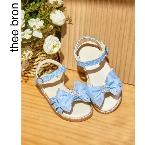 THEE BRON Toddler Girl Dress Sandals Sandalias para NiasAa424blue