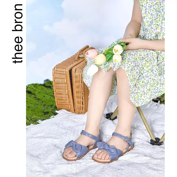 THEE BRON Toddler Girl Dress Sandals Sandalias para NiasTb503grey